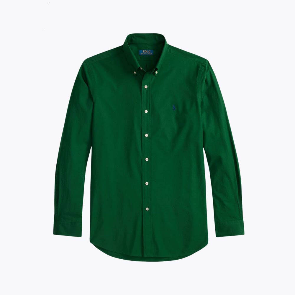 Stretch Cotton Poplin Button-Down Shirt