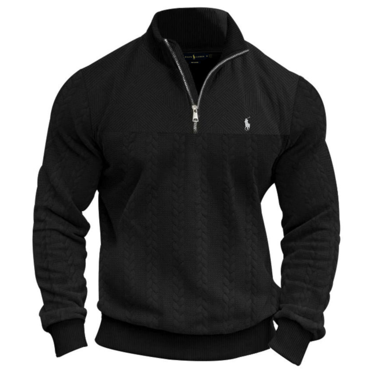2026 Textured Half-Zip Knit Pullover - Clearance Sale