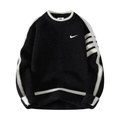 Classic Ribbed Crew Neck Sweatshirt || Clearance Sale