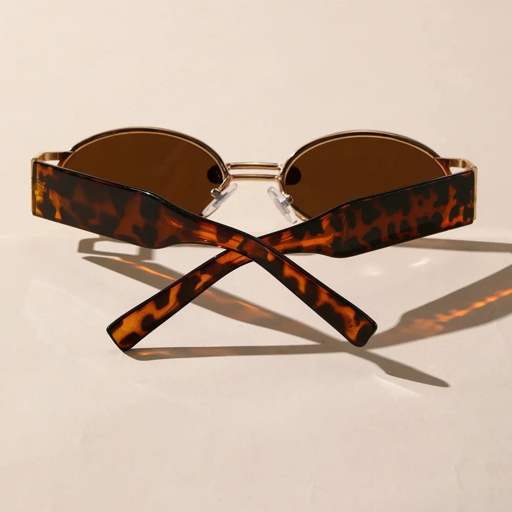 Cortona Gold-Link Oval Shades