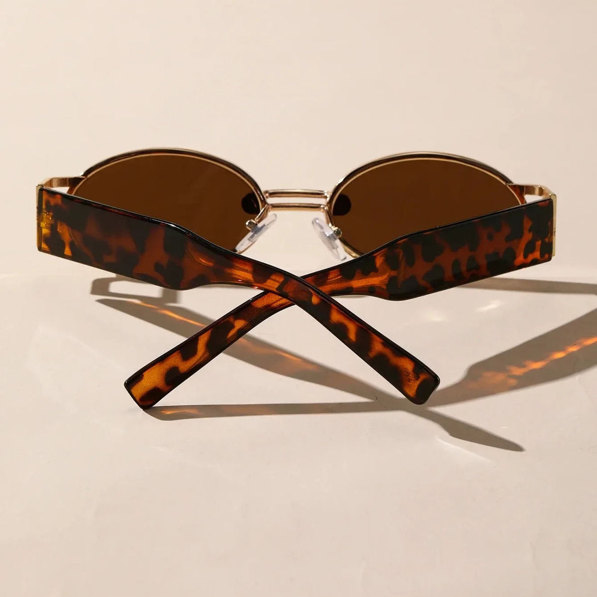 Cortona Gold-Link Oval Shades