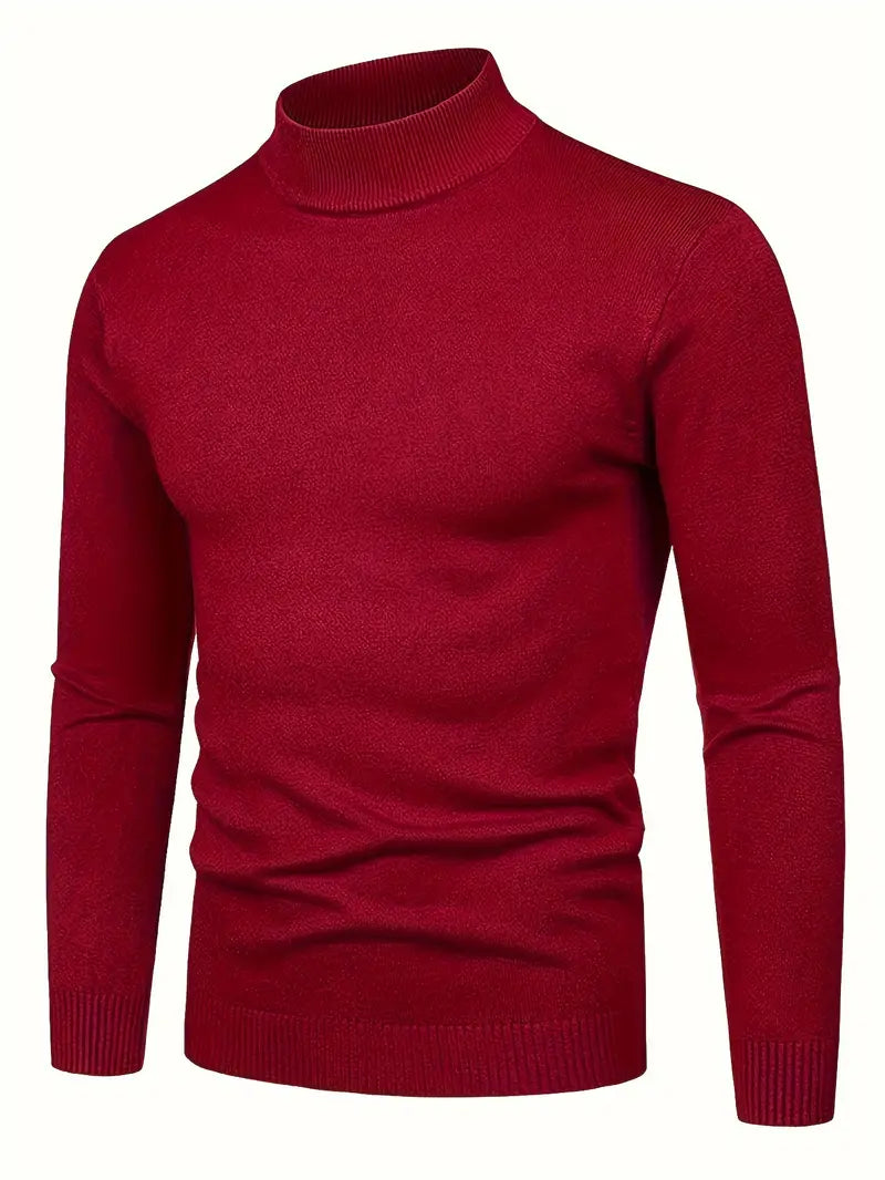 Elegant High Neck Sweater