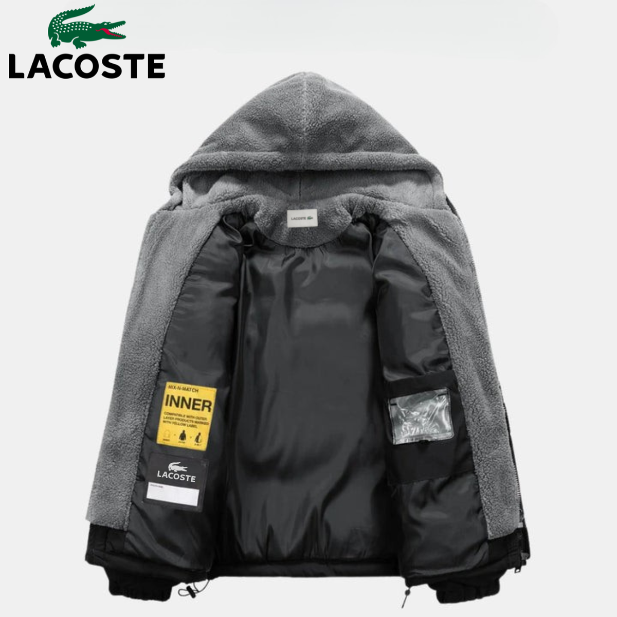 Padded Winter Jacket with Fleece Hood || CLEARANCE SALE