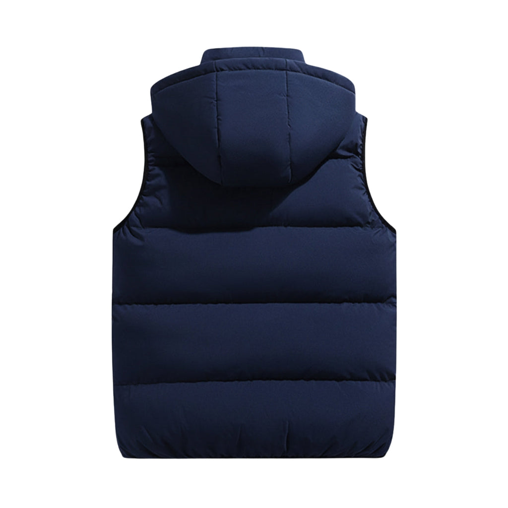 Padded vest with hood || Clearance Sale