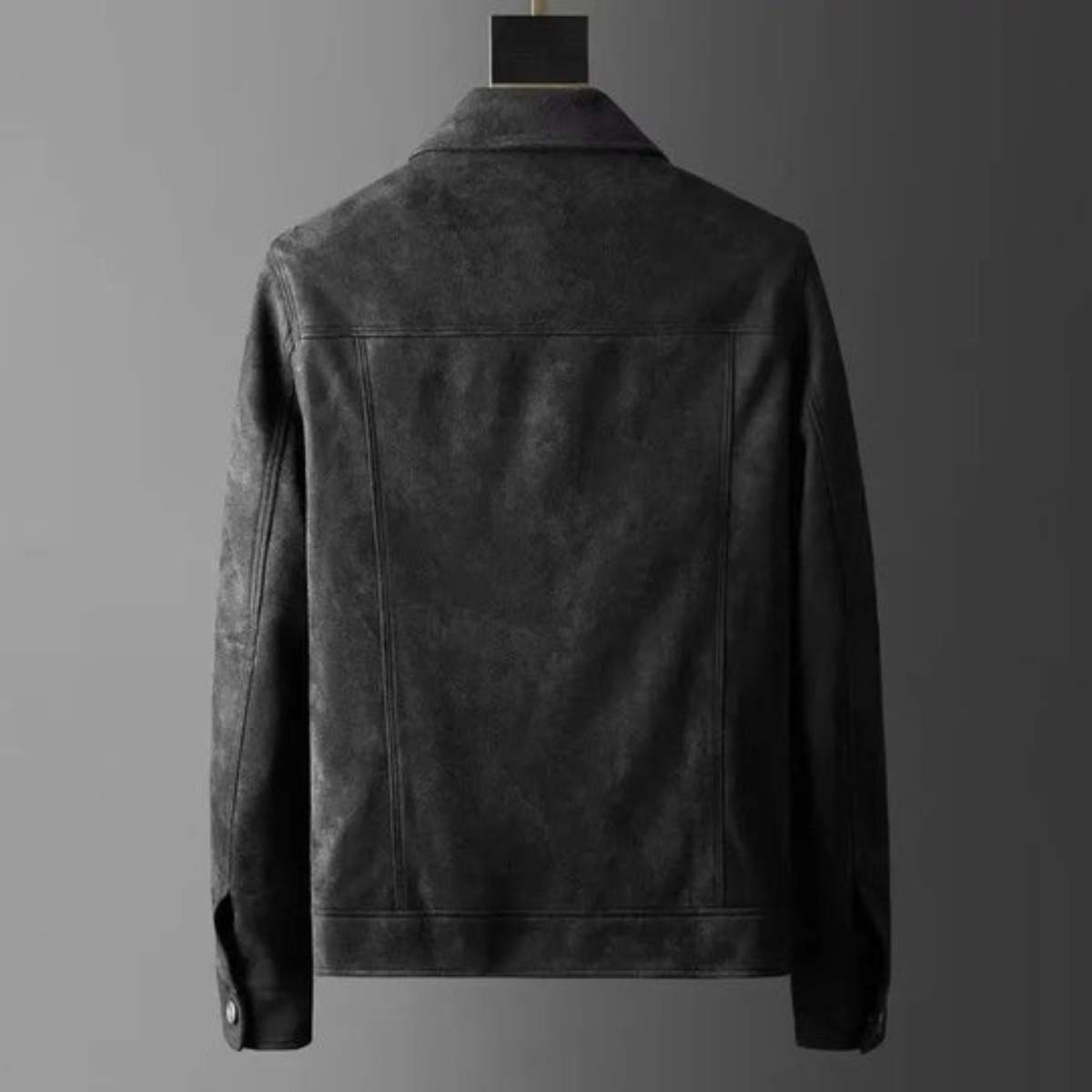 Classic Suede-Style Utility Jacket - Clearance Sale