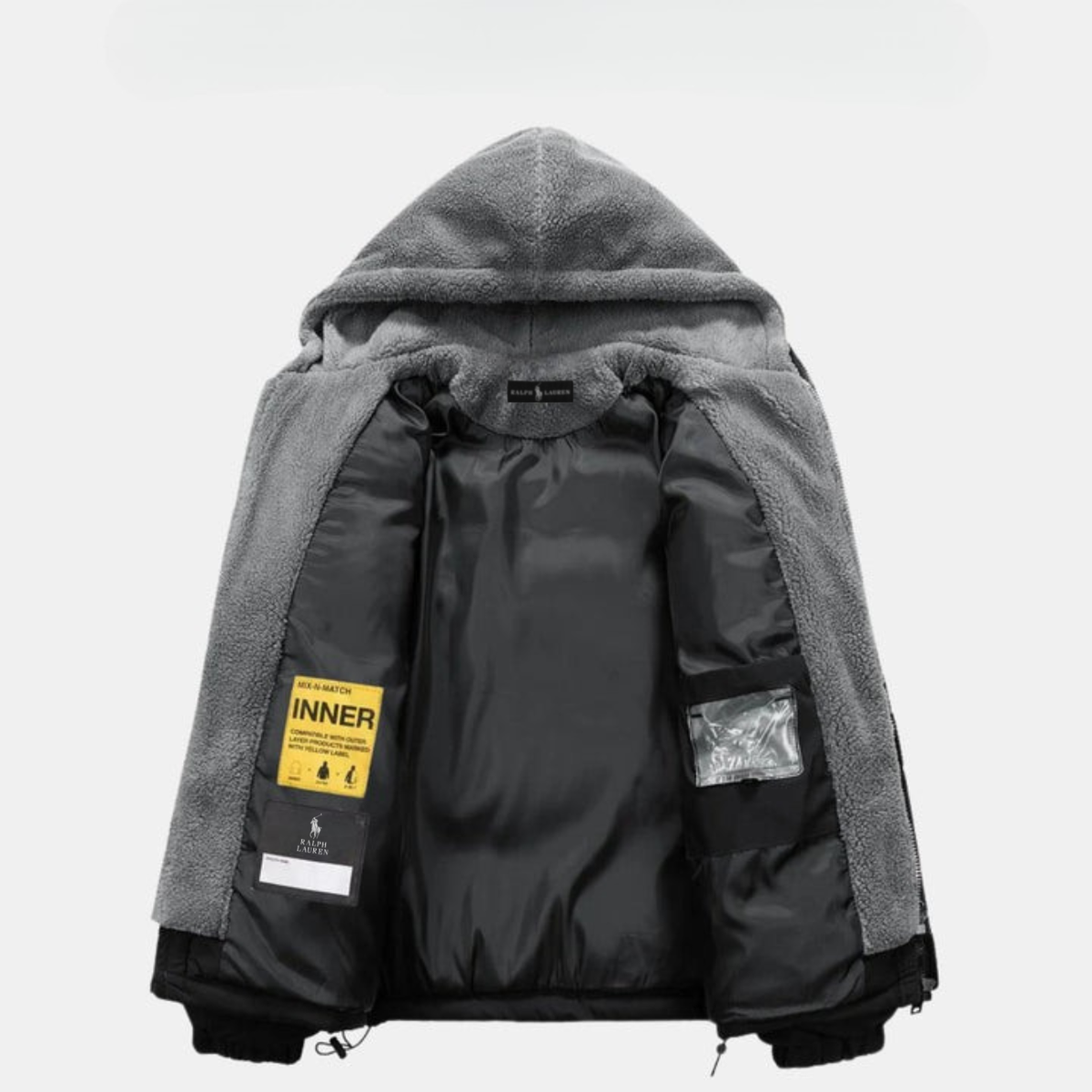 Padded Winter Jacket with Fleece Hood || CLEARANCE SALE