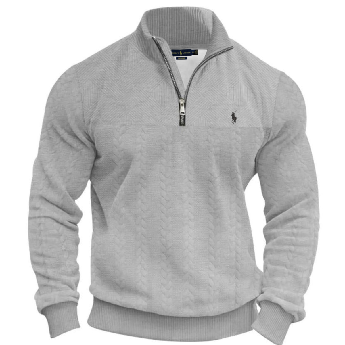 2026 Textured Half-Zip Knit Pullover - Clearance Sale
