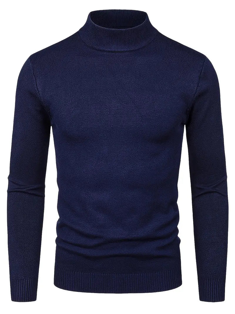 Elegant High Neck Sweater