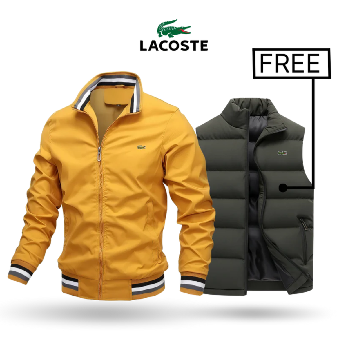 2026 Zip-Up Jacket + Thermal Vest – Buy 1 Get 1 Free || Clearance Sale