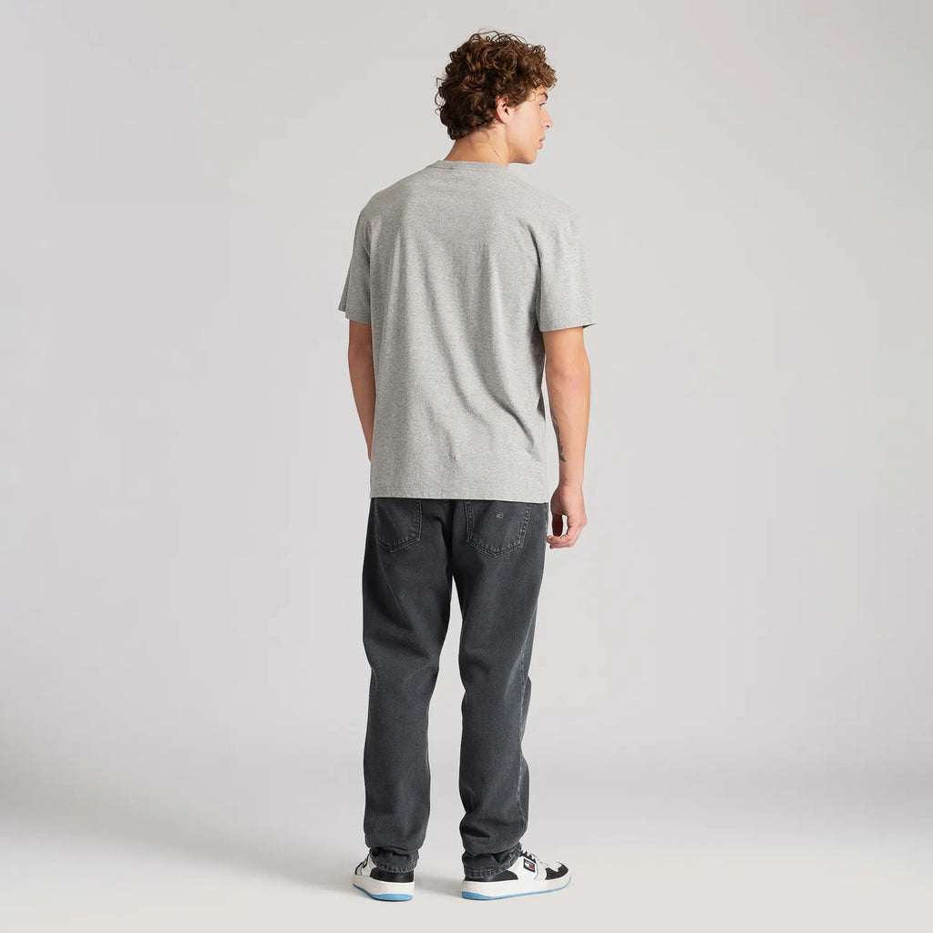 Classic Slim C-Neck T-Shirt   - Light Gray