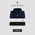 3-Piece Premium Oxford Shirt Set