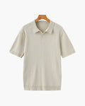 Premium Ribbed Knit Polo