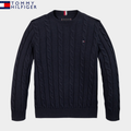 Classic Cable-Knit Crew Sweater || Clearance Sale