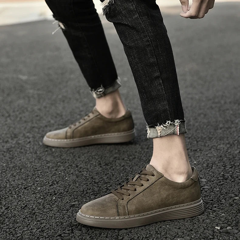 D'Amico Genuine Leather Sneaker