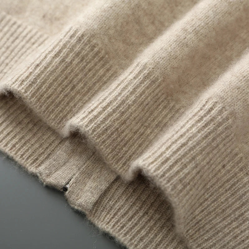 Old Money Men’s Cashmere Zip Jacket
