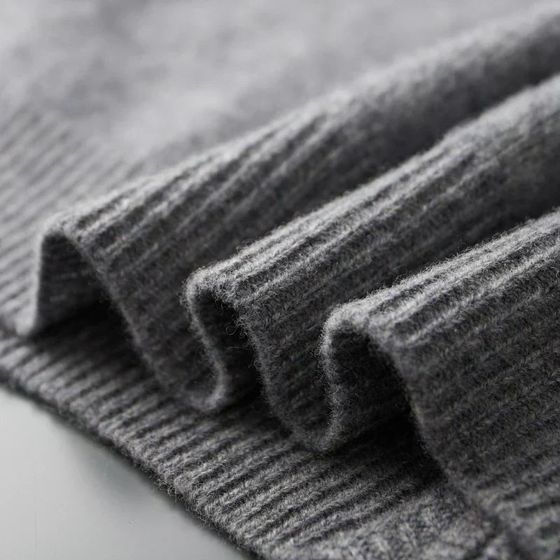 Old Money Pure Cashmere Zip Cardigan