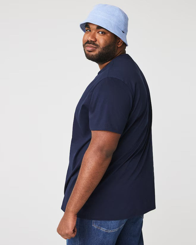 Classic Slim C-Neck T-Shirt  - Navy Blue