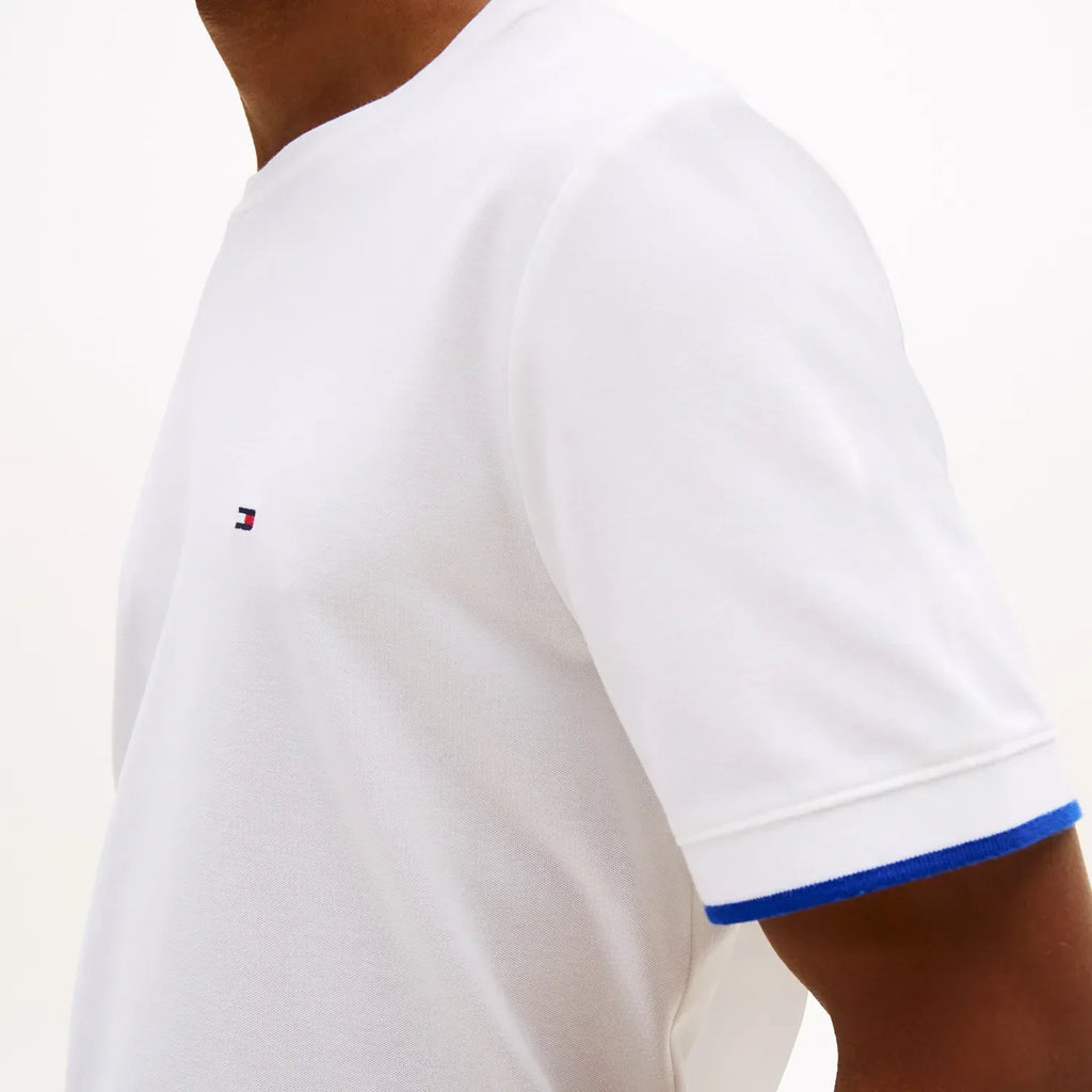 Classic Slim C-Neck T-Shirt  - White