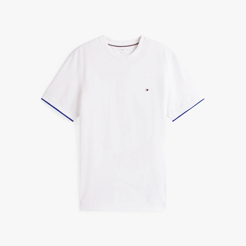 Classic Slim C-Neck T-Shirt  - White