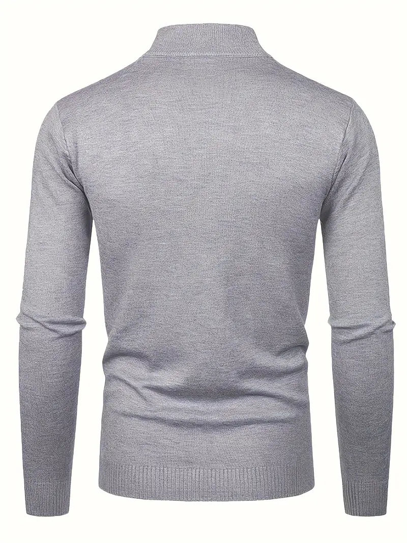Elegant High Neck Sweater