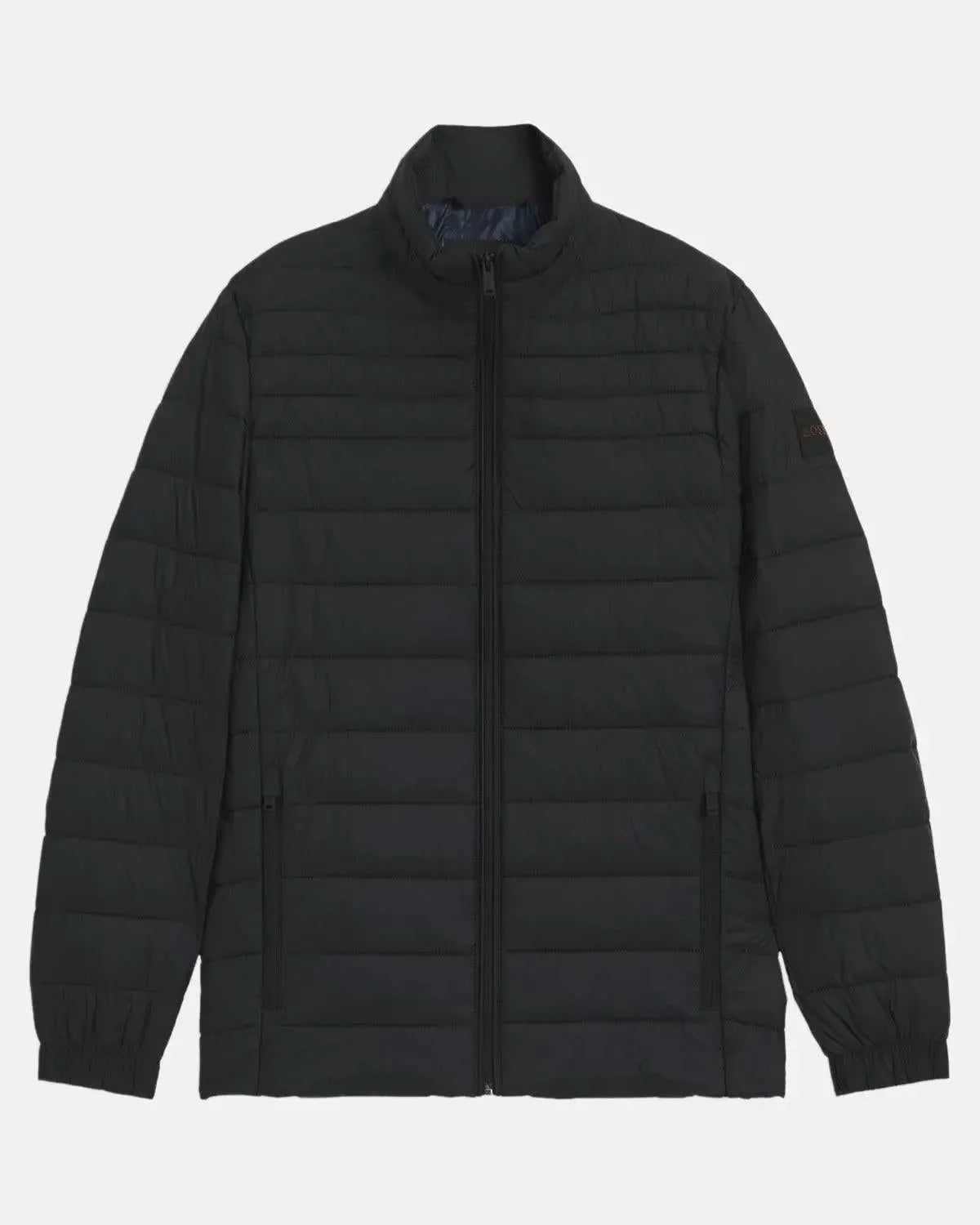 BOSS ODEN2 SLIM FIT PACKABLE PUFFER JACKET BLACK