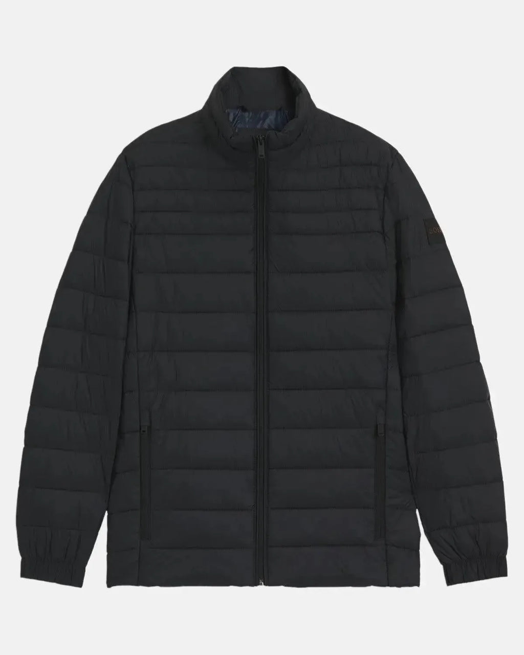 BOSS ODEN2 SLIM FIT PACKABLE PUFFER JACKET BLACK