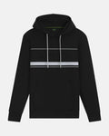 BOSS SOODY ZONE EMBOSSED LOGO HOODIE BLACK