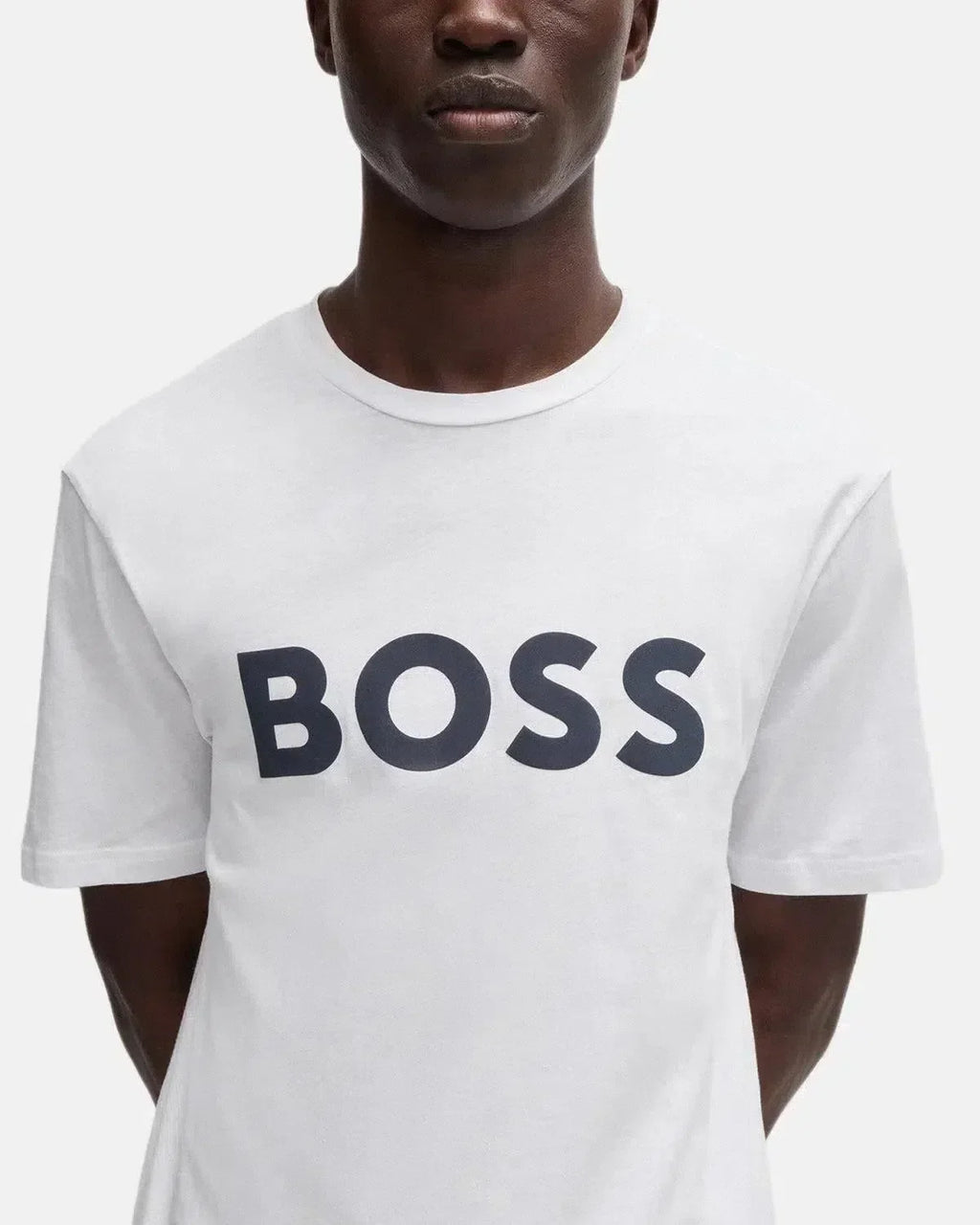 HB THINKING 1 RUBBER PRINT LOGO T-SHIRT WHITE