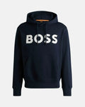 BOSS WEBASIC LOGO HOODIE DARK BLUE