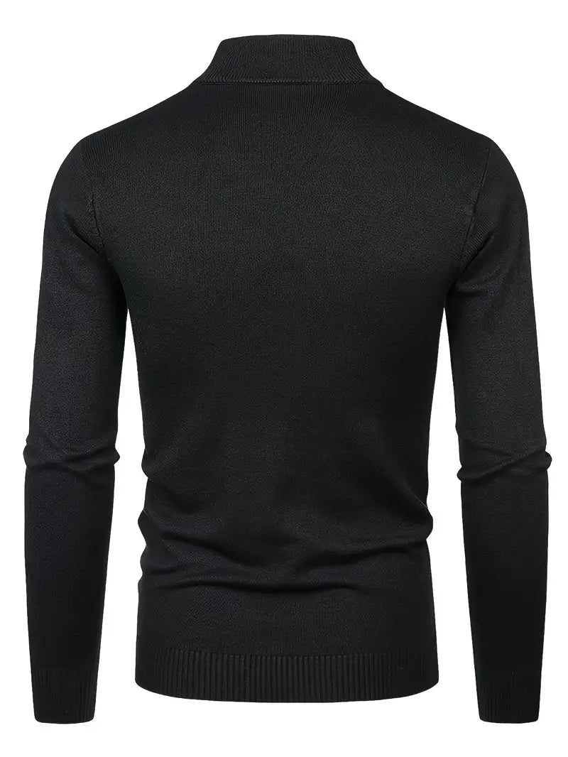 Elegant High Neck Sweater