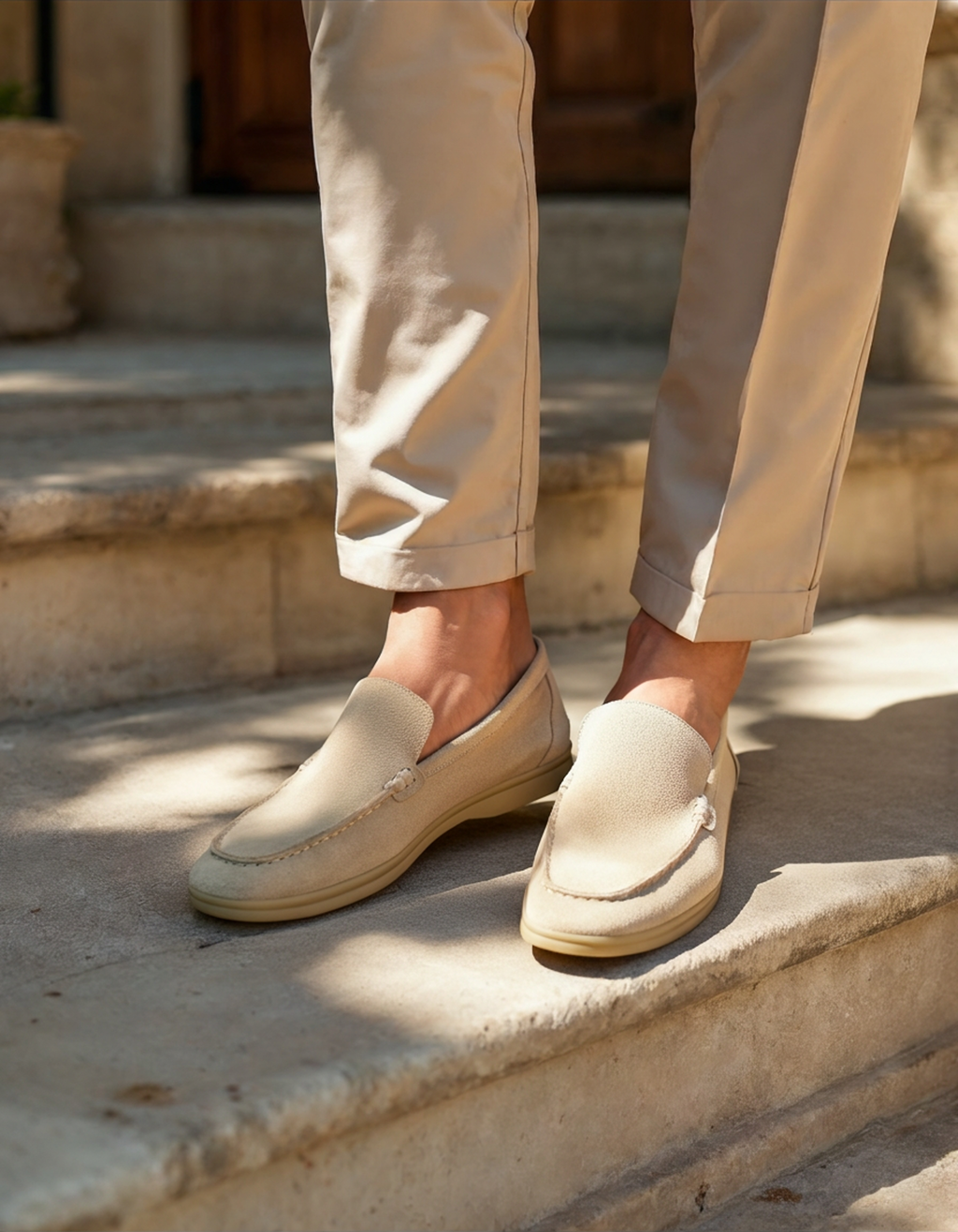 Premium Wildleder Slipper