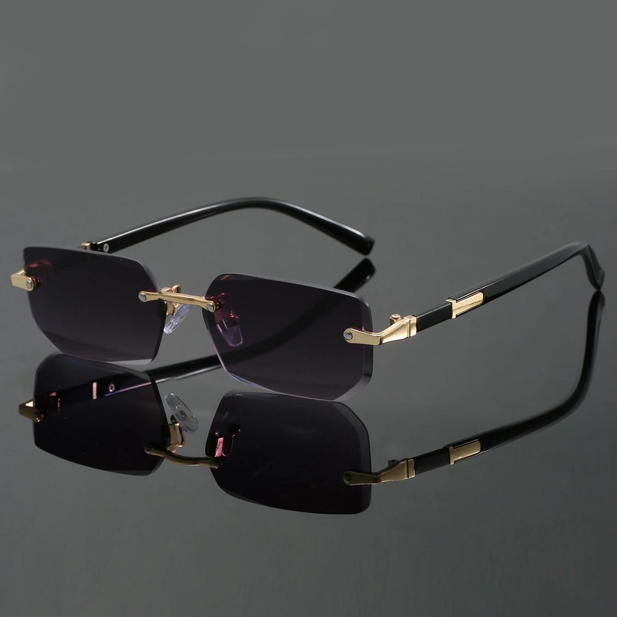 Nexis Cut Edge Rimless Sunglasses