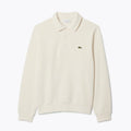L.C Ribbed Cotton Polo Collar Sweatshirt