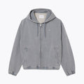 L.C Washed Effect Denim Hooded Jacket