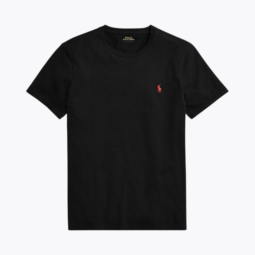 Fitted Cotton Crewneck T-Shirt