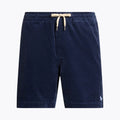Pleated Cotton Utility Shorts