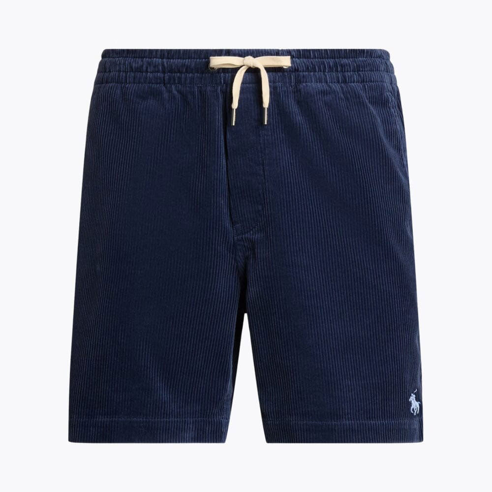 Pleated Cotton Utility Shorts