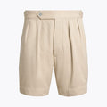 Relaxed Fit Cotton Twill Shorts