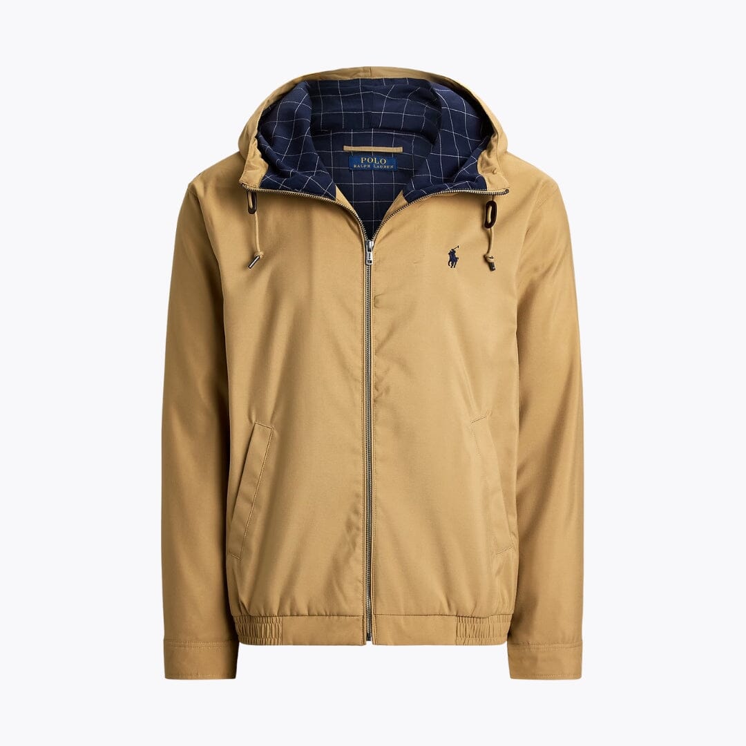 Lightweight Water-Repellent Hooded Jacket