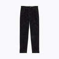 Relaxed Fit Pleated Cotton Corduroy Pants