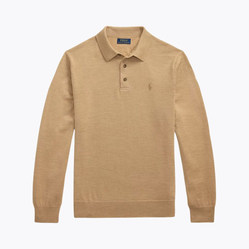 Fit Wool Collared Sweater