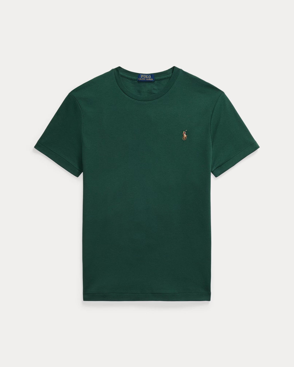 Slim Fit Cotton Crewneck T-Shirt Green