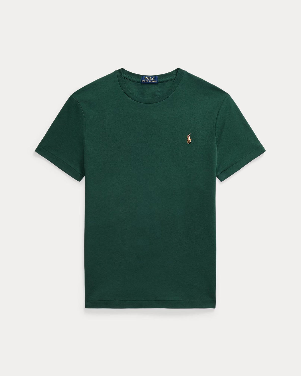 Slim Fit Cotton Crewneck T-Shirt Green