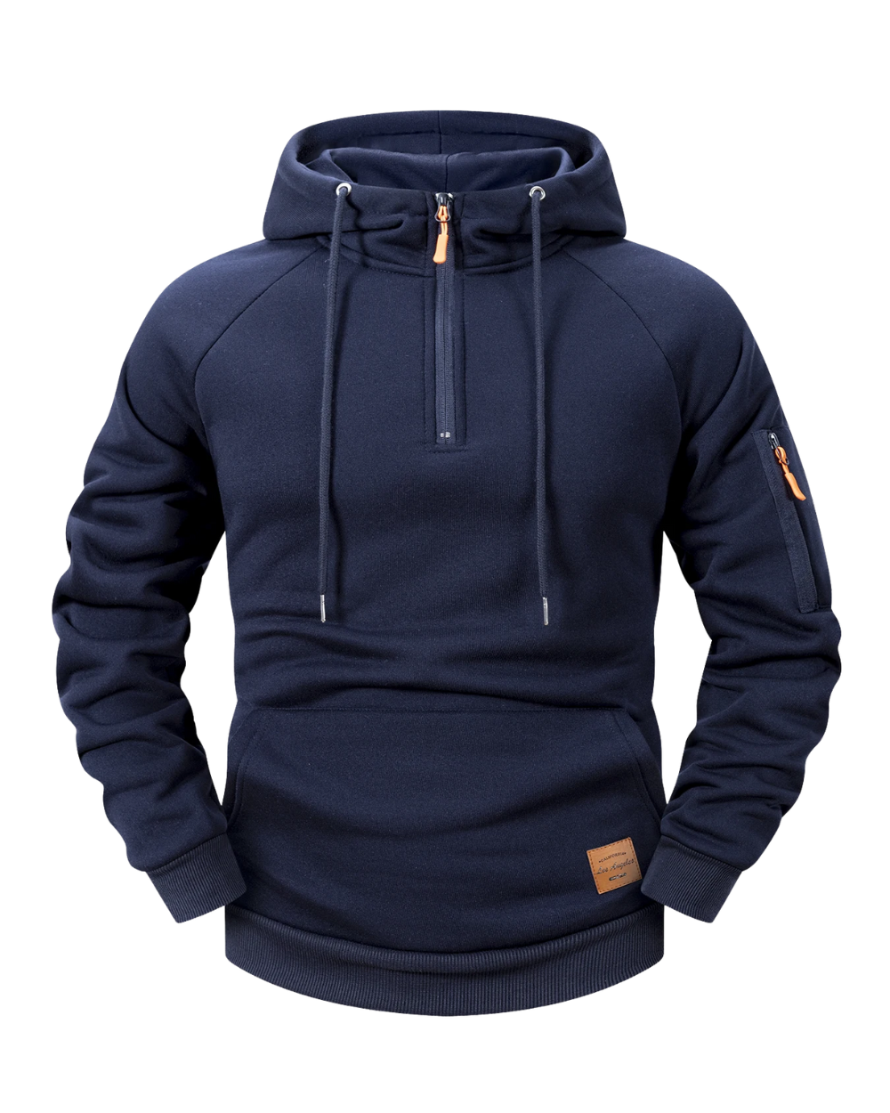 Elegant Hooded Coat for Men